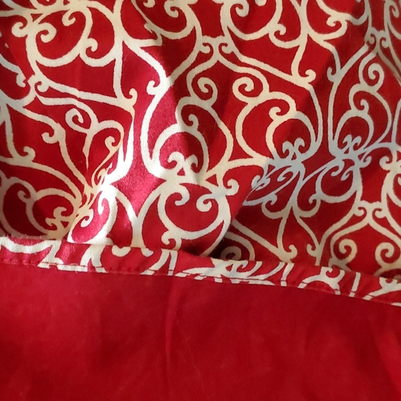 Talbots red and white button down - Picture 10 of 10
